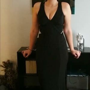 prom dress with slits on side sz.9